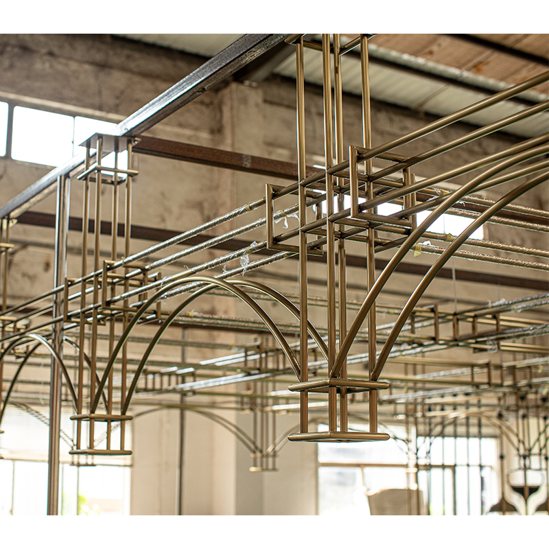 Beautiful Hotel Public Area Furniture Metal Work