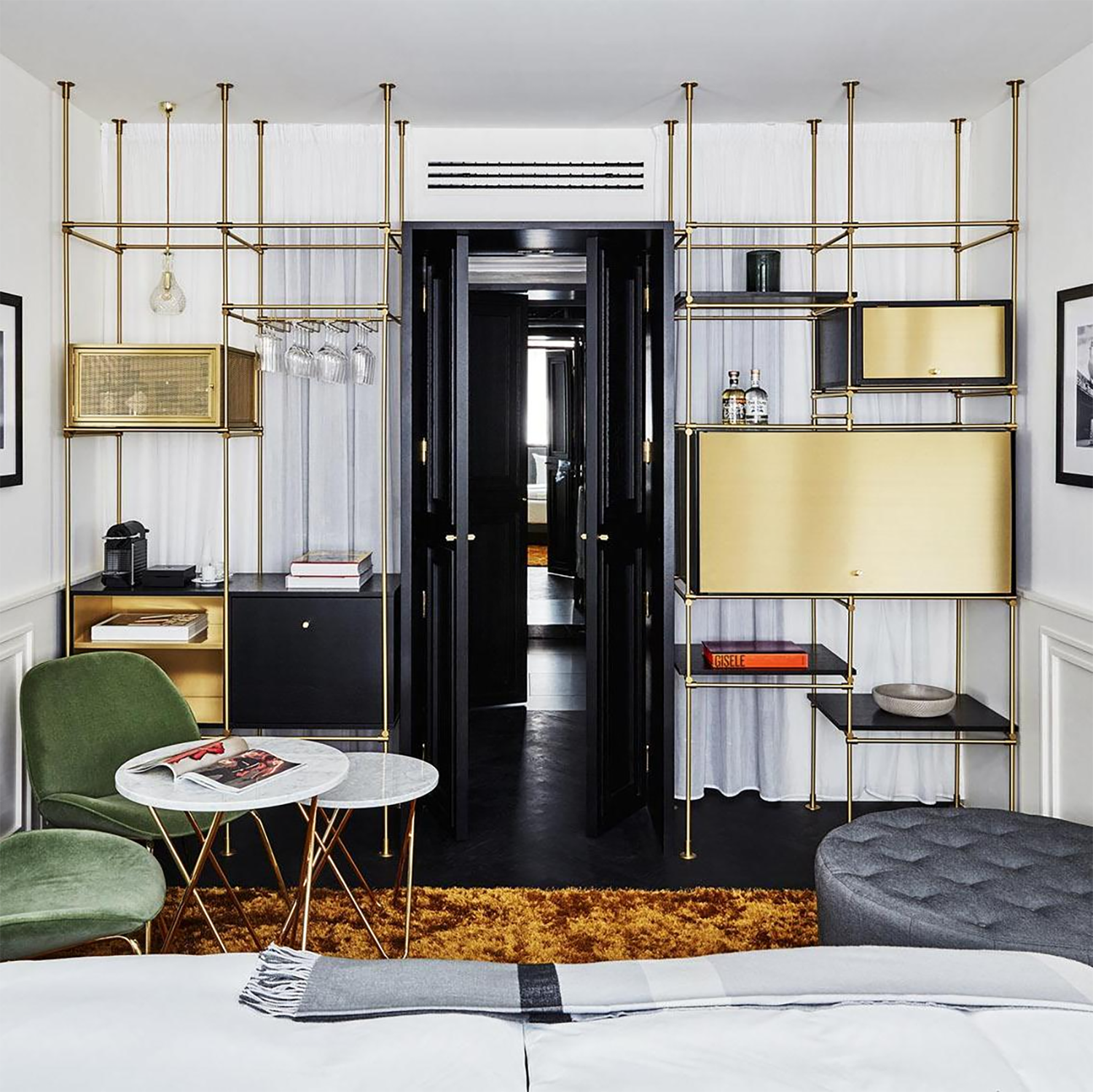 Restaurant Contemporary Hotel Metal Storage Cabinet