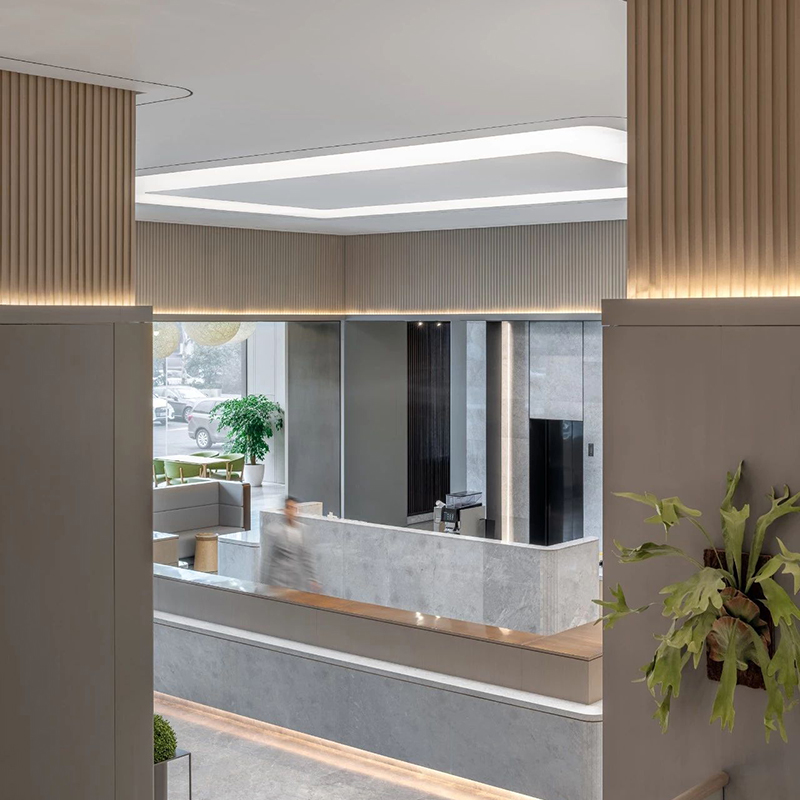 Customizable and Versatile Hotel Corridor Wall Panel