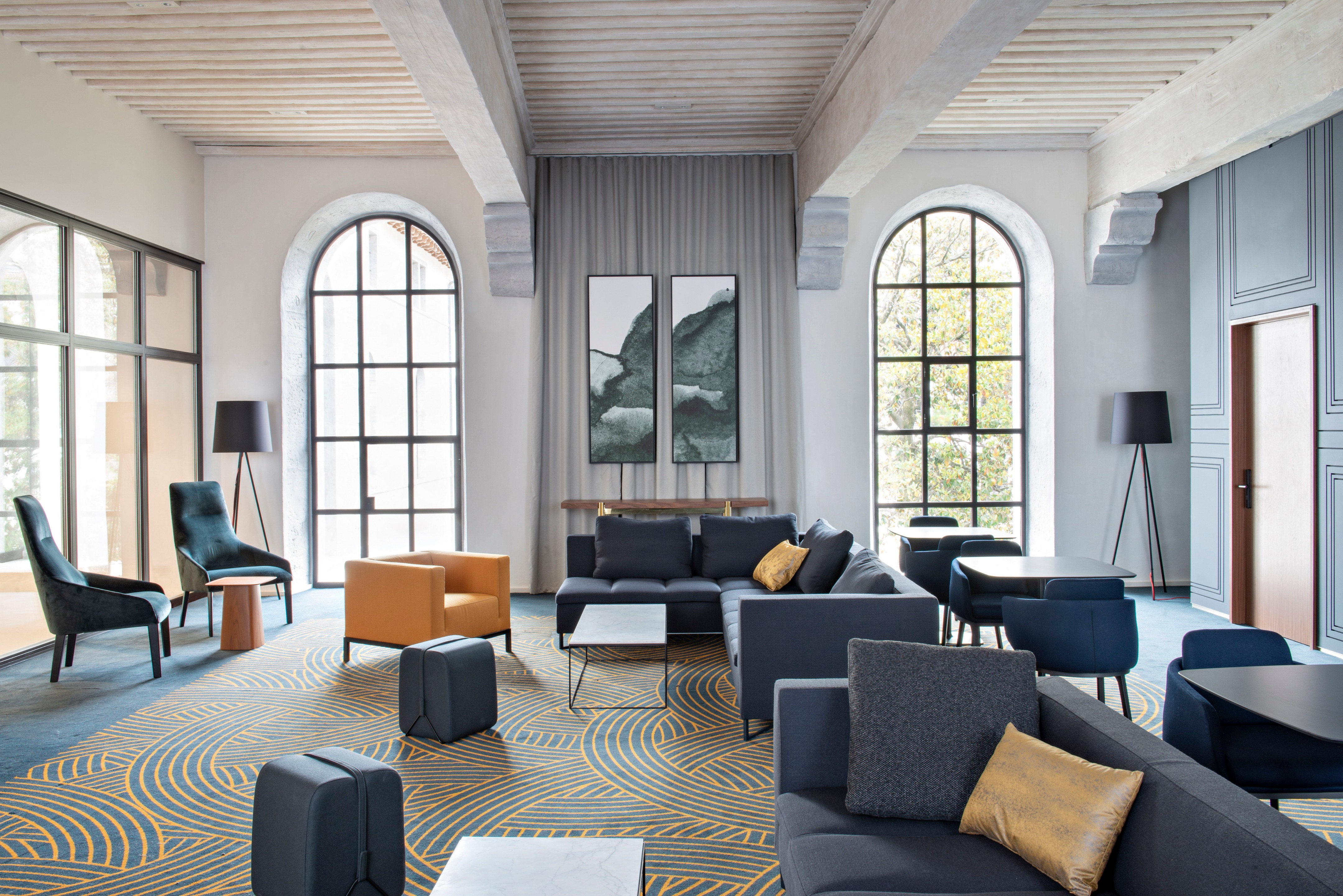 Durable Plywood Hotel Loose Furniture For Lounge Area