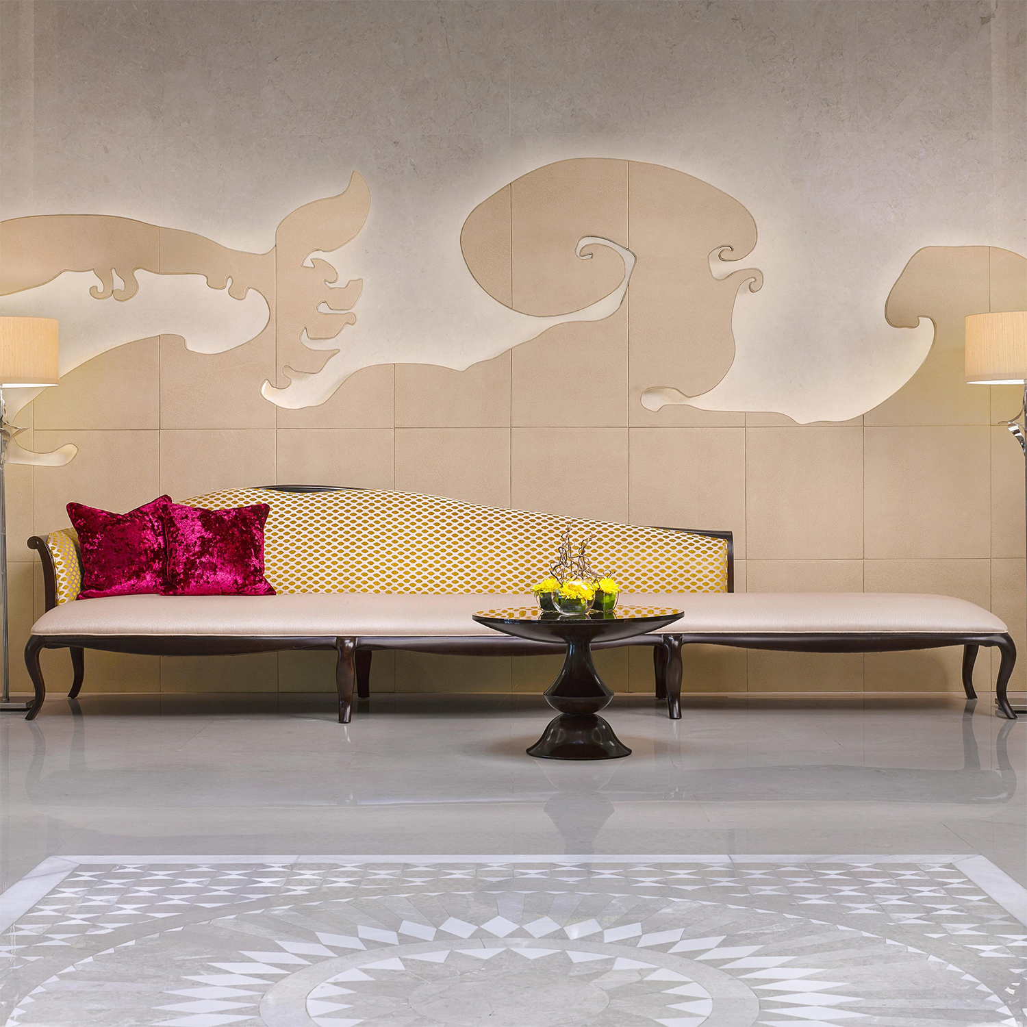 OEM 3d-digital Print Rot-proof Hotel Public Area Wall Panel