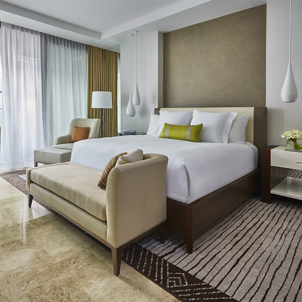 Contract Waterproof Upholstered Hotel Bedroom Furniture