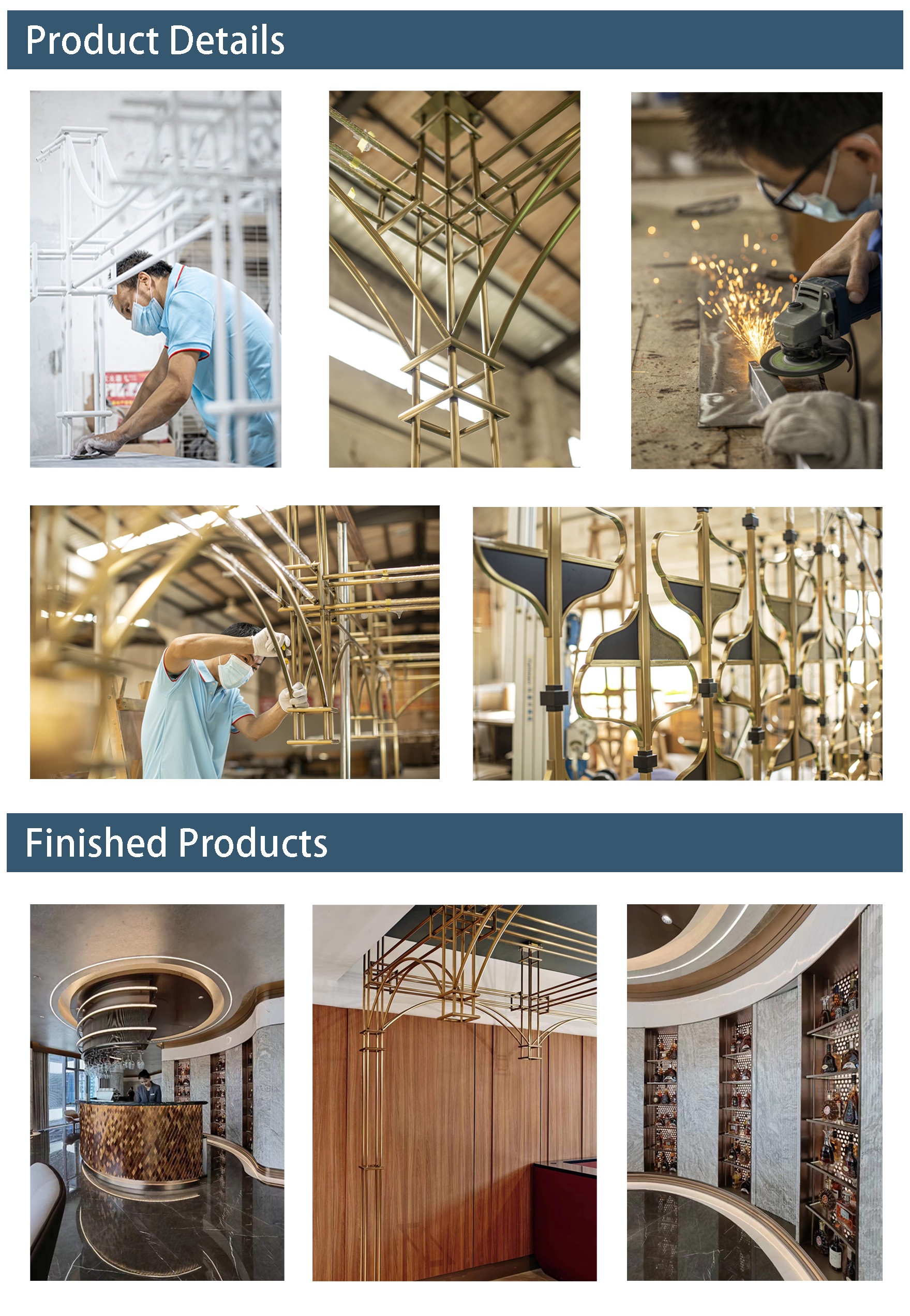 product detail and finished product