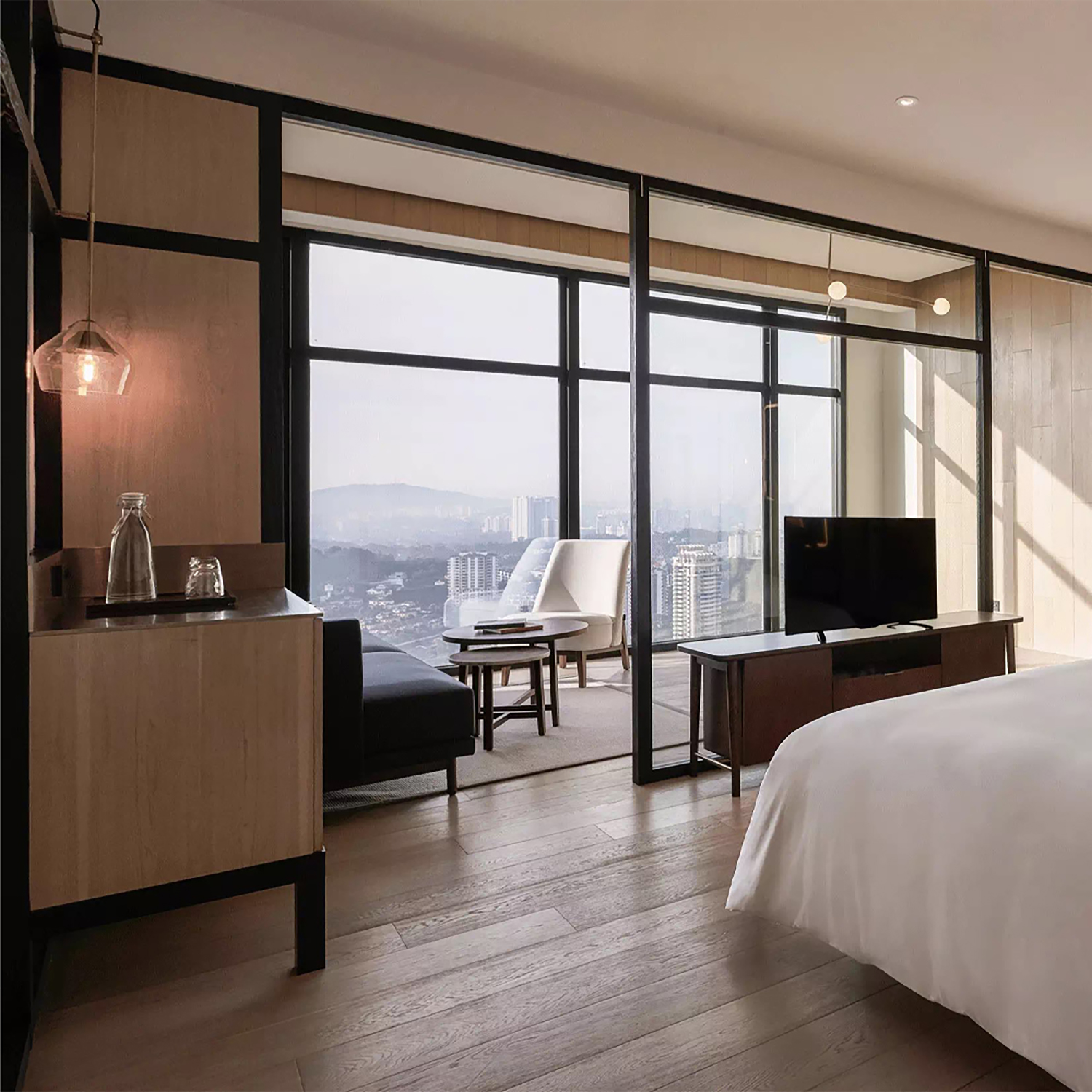 Chinese Furniture White Hotel FF&E With Pure White Quartz