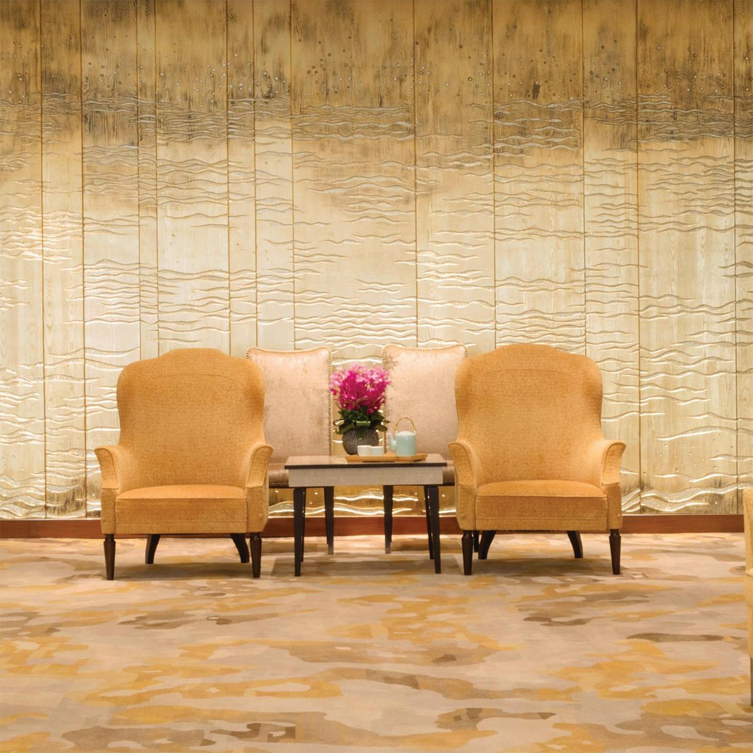 OEM 3d-digital Print Rot-proof Hotel Public Area Wall Panel