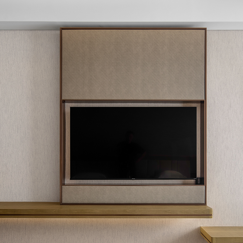Wooden TV Wall Panels For hotel
