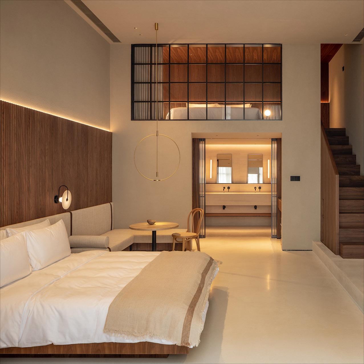 Modern White Hotel FF&E With Quartz Countertop