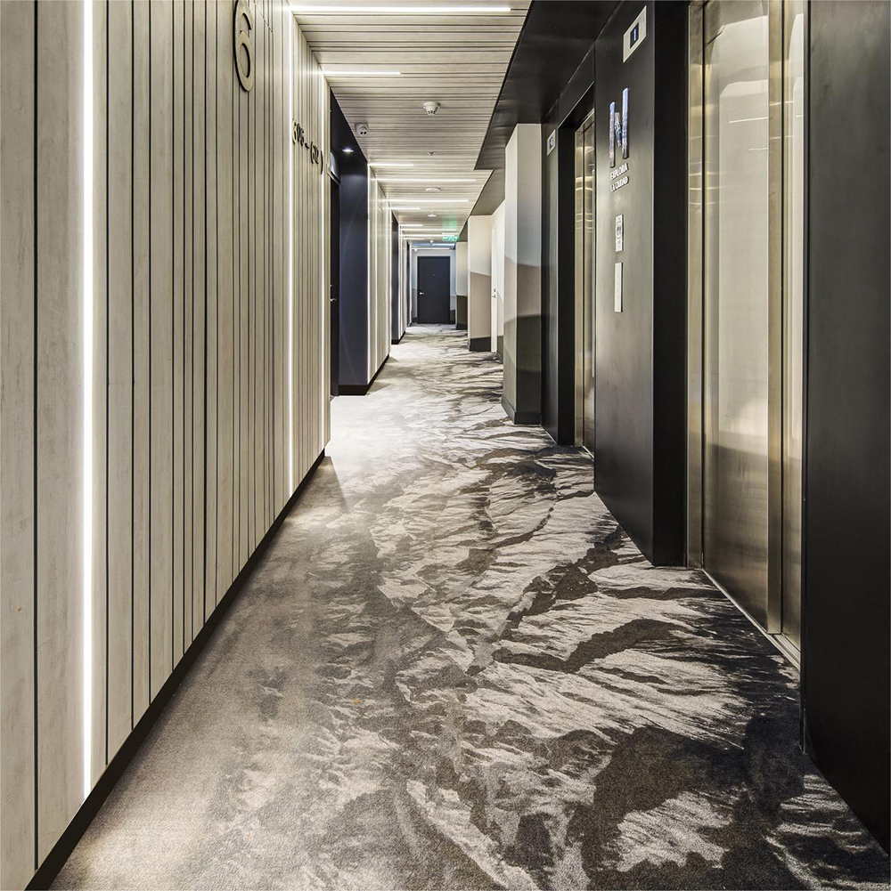 Woven Fireproof Carpet Tiles Hotel Carpet