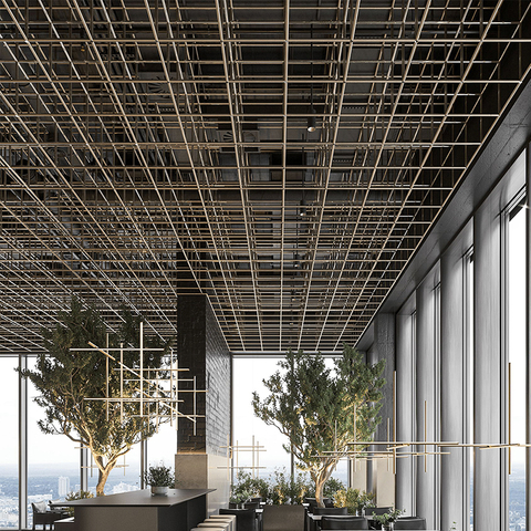 Restaurant Modern Hotel Metal Work
