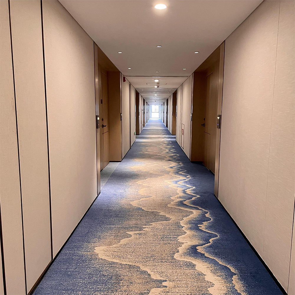 Sofitel hotel corridor wall panel