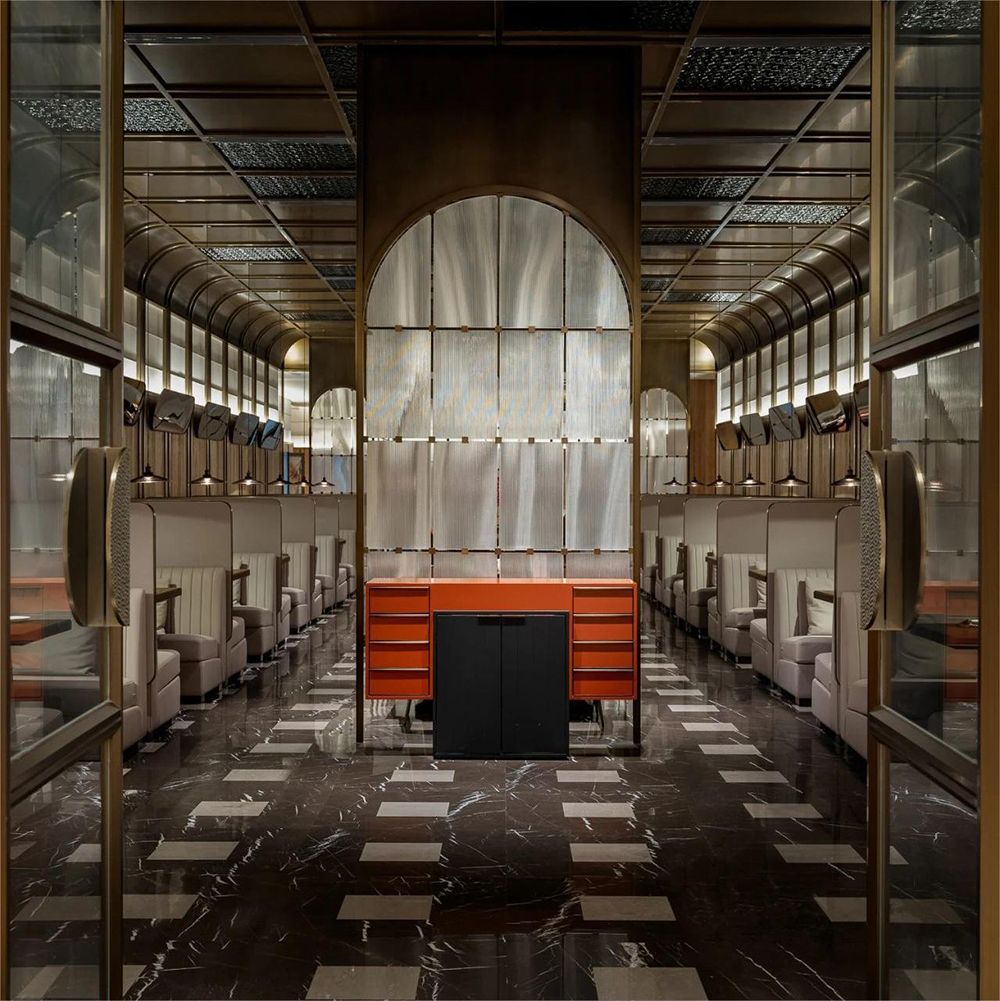 Ceiling Elegant Hotel Metal Steel Structure