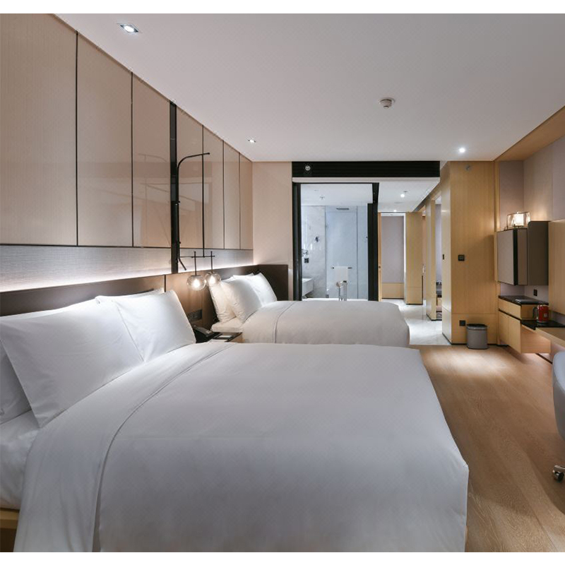 New Design Anti-scratch Gloss Hotel Bedroom Furniture