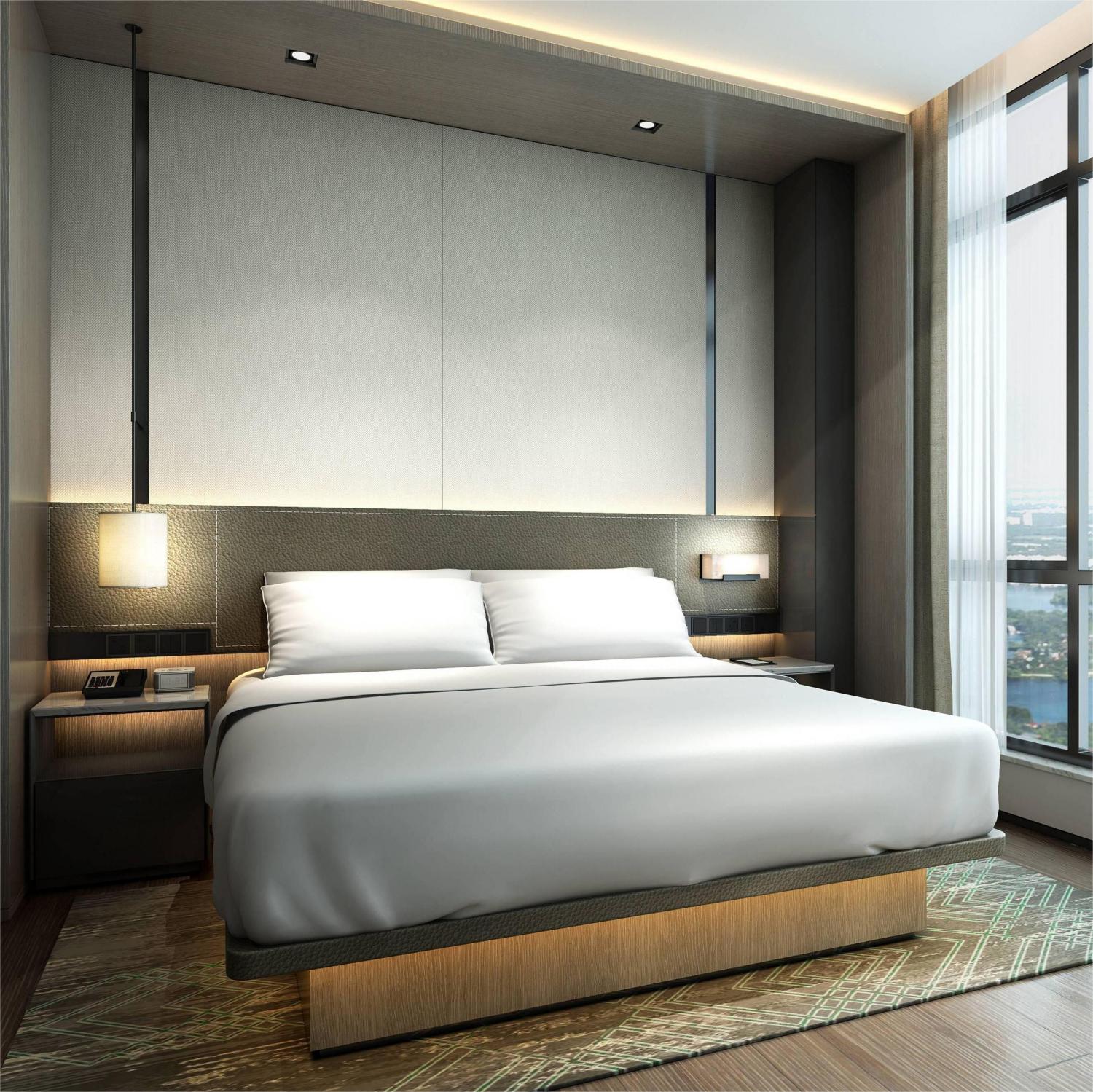 Customized King Size Hotel Headboard For Home Decor