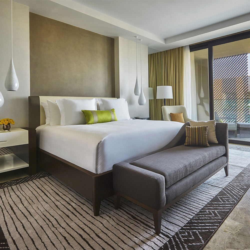 Contract Waterproof Upholstered Hotel Bedroom Furniture