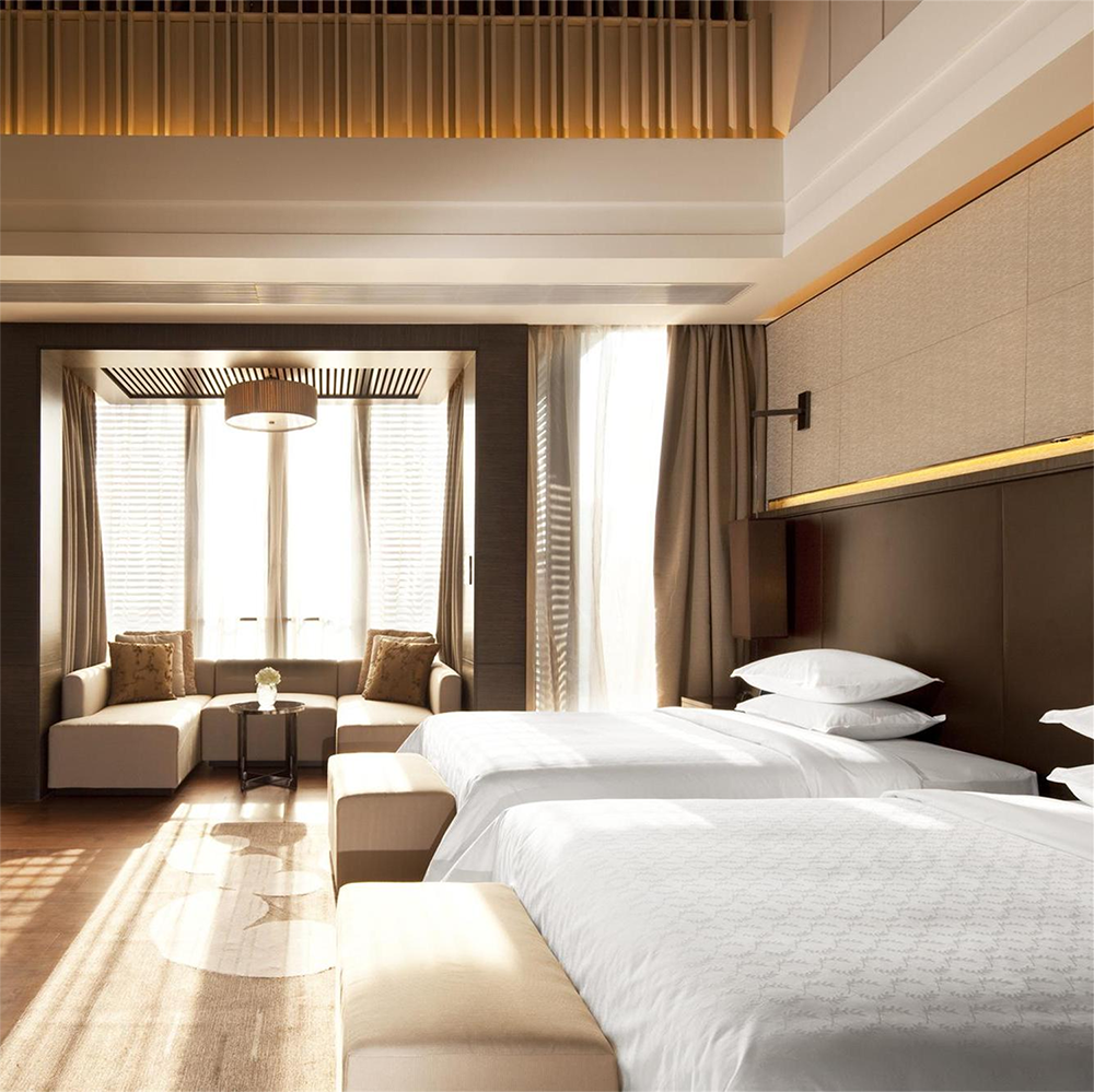 Attractive hotel bedroom furniture bed