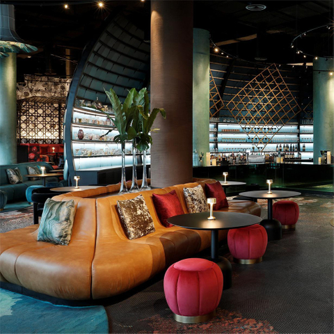 Bespoke Contract Pu Leather Hotel Public Area Furniture