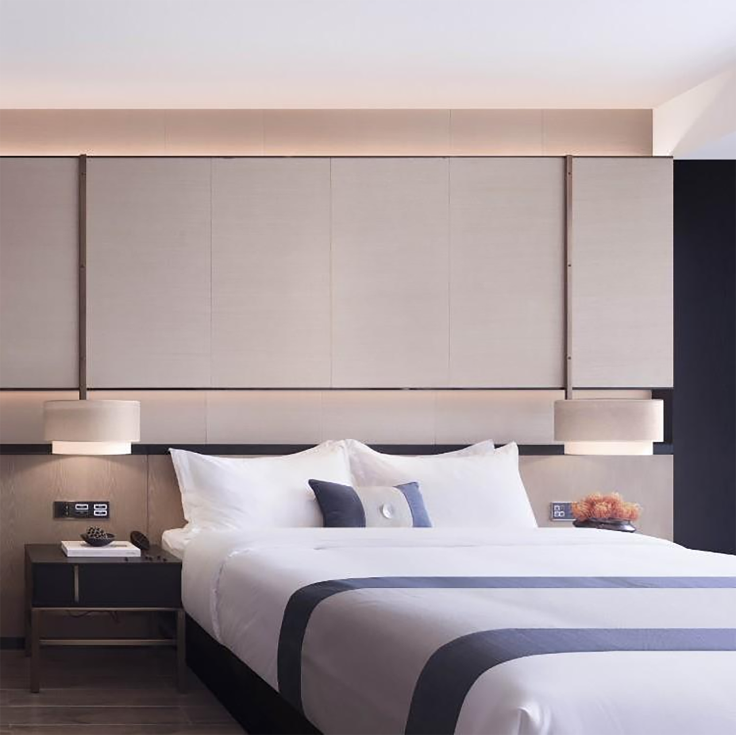 Chinese Furniture White Hotel FF&E With Pure White Quartz